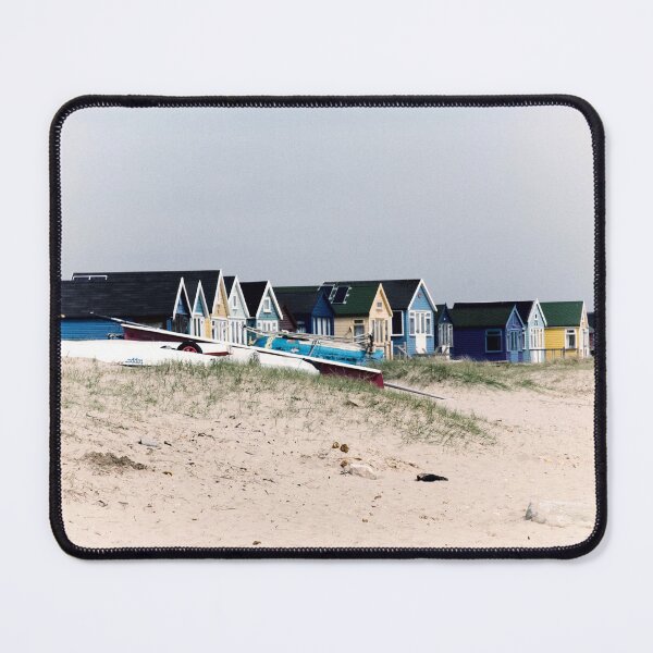 Item preview, Beach Huts at Mudeford Beach designed and sold by karenadams.