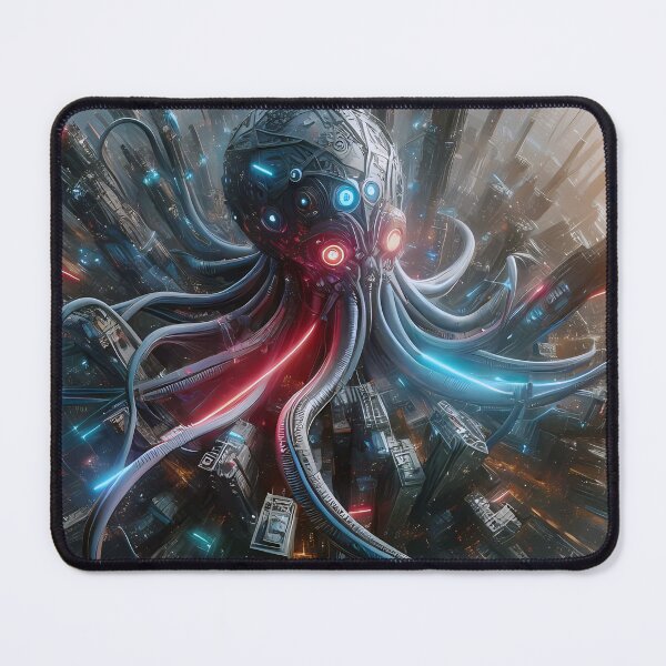 Item preview, Cyber Octopus designed and sold by Vibranta Studio.