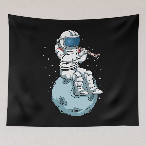 Item preview, Astronaut Playing Oboe Oboist Kids Music Oboe designed and sold by DSWShirts.