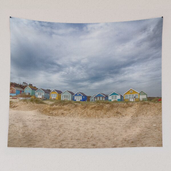 Item preview, Stormy Skies and Beach Huts at Mudeford designed and sold by karenadams.