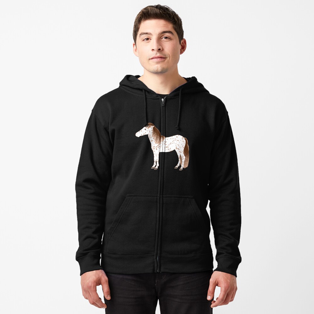 Aperçu de l'œuvre Veste zippée à capuche créée et vendue par WebEquitation.