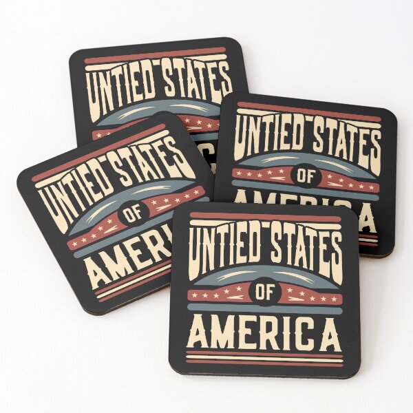 Item preview, Untied States of America Retro Vintage Typography designed and sold by Designer-Girl.