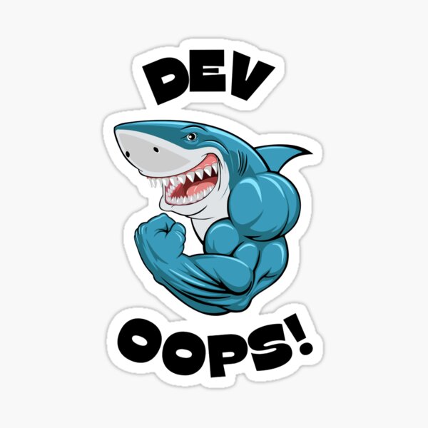 Item preview, Devoops! Funny DevOps Sticker – Coding Humor designed and sold by CodeWearCo.