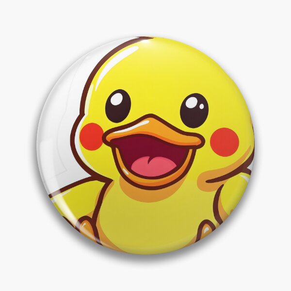 Item preview, Cheerful Quacky Duck Sticker designed and sold by Chibi Masterpieces.