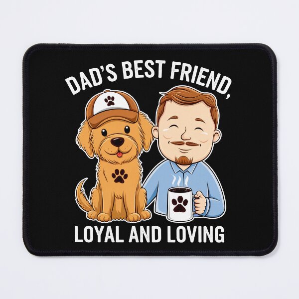 Item preview, Dad’s Best Friend Loyal and Loving Dog Lover designed and sold by Taans-Creation.
