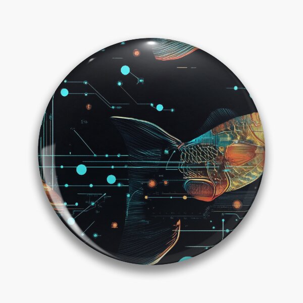 Item preview, Cyberfish: The Digital Ocean designed and sold by MidArtForge.