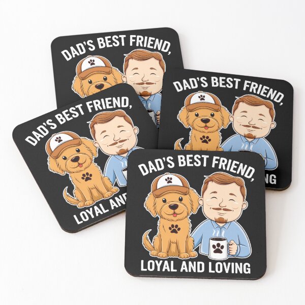 Item preview, Dad’s Best Friend Loyal and Loving Dog Lover designed and sold by Taans-Creation.