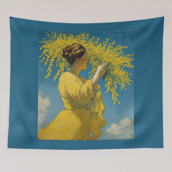 Item preview, "Mimosa Elegance: A Celebration of Feminine Strength" designed and sold by Artisticanvas.