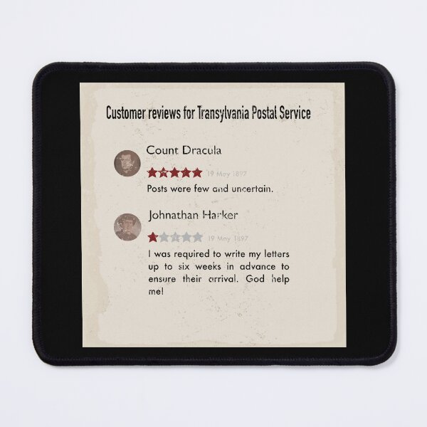 Item preview, Dracula - Vintage Transylvania Postal Service review designed and sold by Dracula Fan Art.