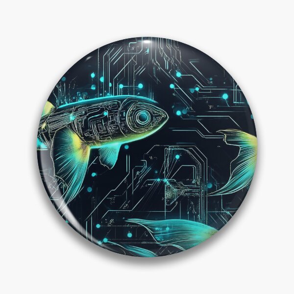 Item preview, Cyberfish: The Digital Ocean designed and sold by MidArtForge.