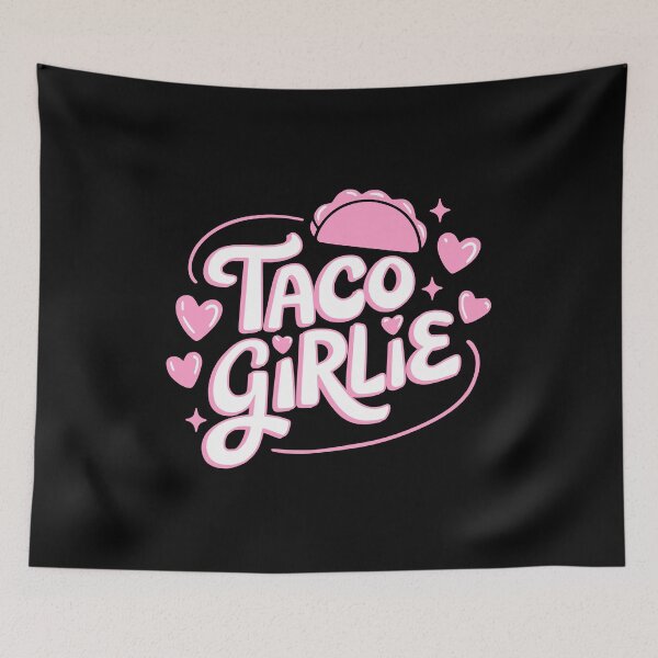 Item preview, ¡Chica de los tacos! Linda amante de los tacos rosados designed and sold by PMCreative.
