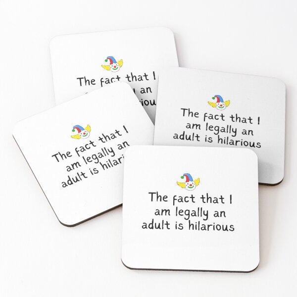 Item preview, Legally an Adult, The Ultimate Joke, funnyfits70, Humor, Funny, retro, vintage designed and sold by FunnyFits70.