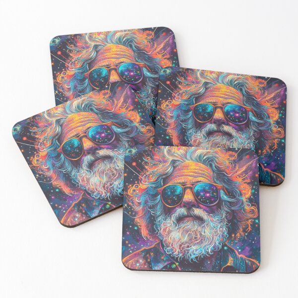Item preview, jerry garcia Cosmic Psychedelic Legend  designed and sold by PixelMuse2024.