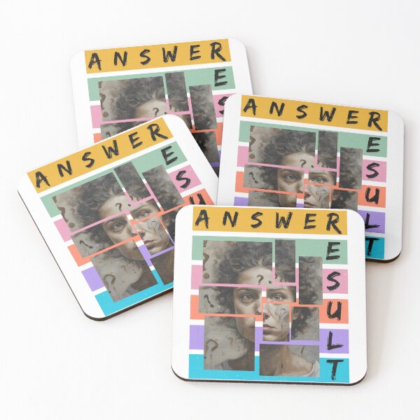Item preview, Digital art painted the wording Answer & Result designed and sold by Vibes-vintage.