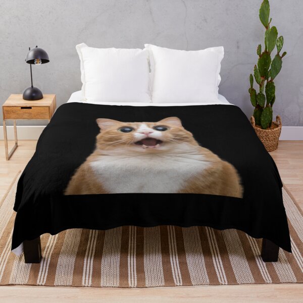 Item preview, Shocked Cat Meme – Adorable Big-Eyed Feline Surprise designed and sold by Imeline Valentin.