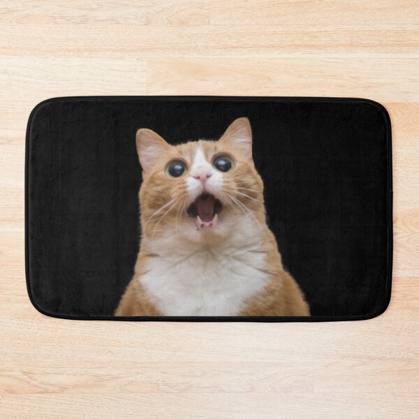 Item preview, Shocked Cat Meme – Adorable Big-Eyed Feline Surprise designed and sold by Imeline Valentin.