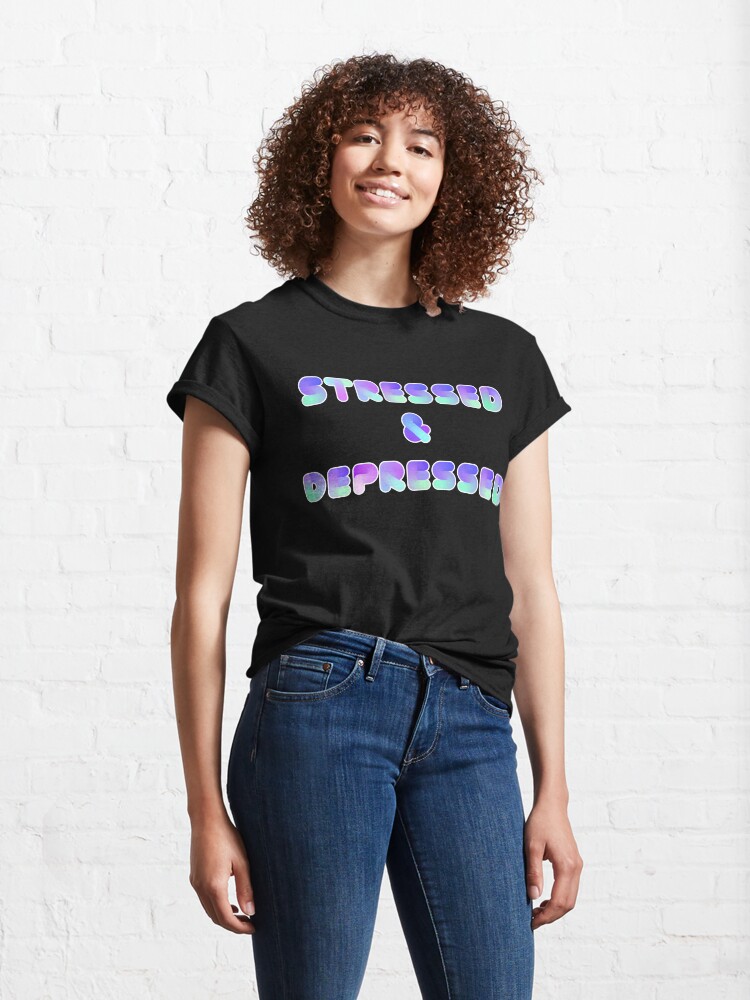 Alternate view of Sometimes Life Is Hard Classic T-Shirt
