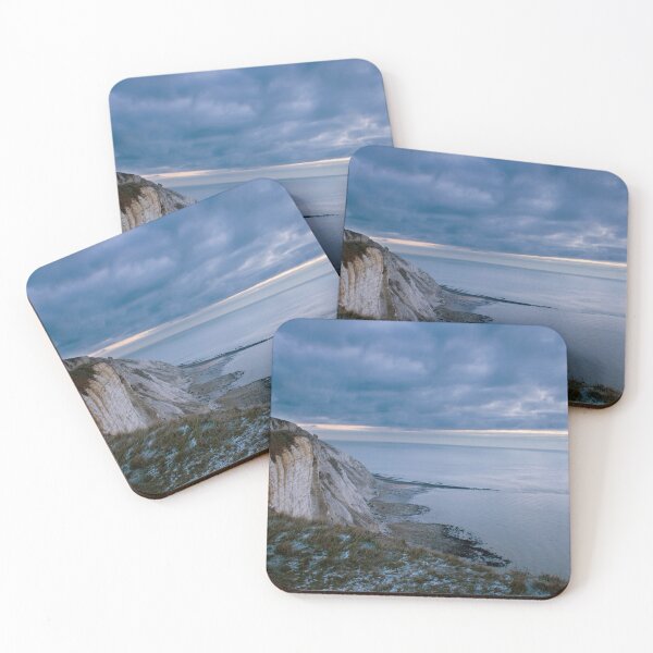 Item preview, Beachy Head cliffs at sunrise designed and sold by karenadams.