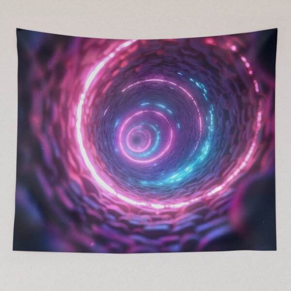 Item preview, Neon Vortex Spirals designed and sold by granthobbs.