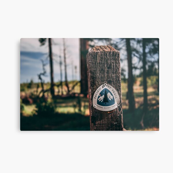PCT Pacific Crest Trail sign Metal Print