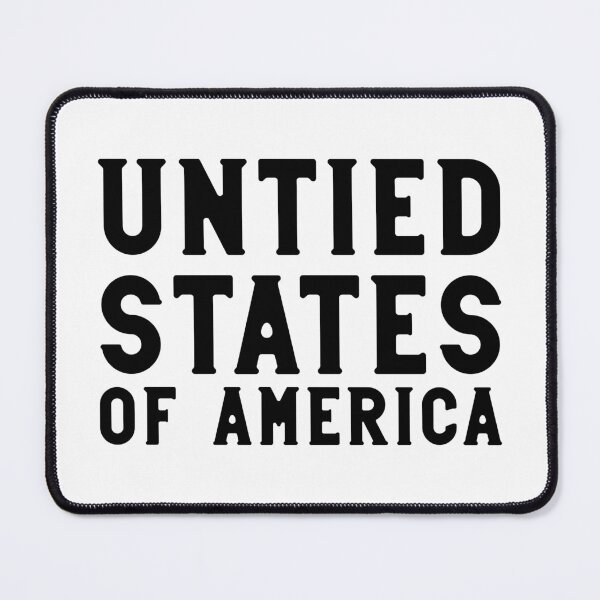 Item preview, Untied States of America Funny Typographic Wordplay designed and sold by Designer-Girl.