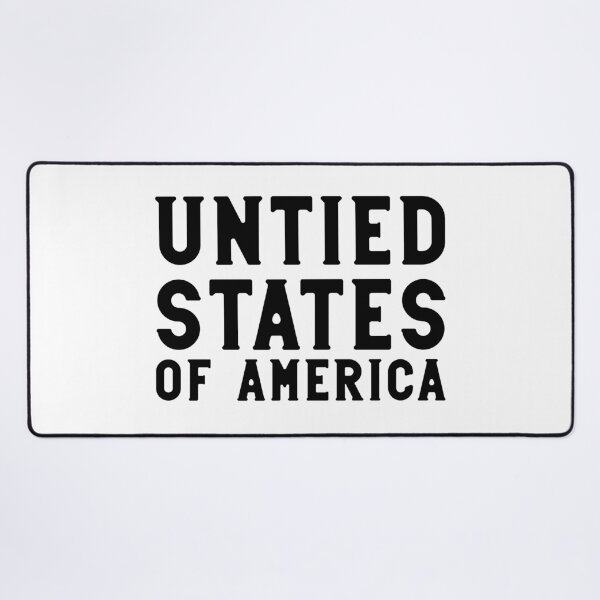 Item preview, Untied States of America Funny Typographic Wordplay designed and sold by Designer-Girl.