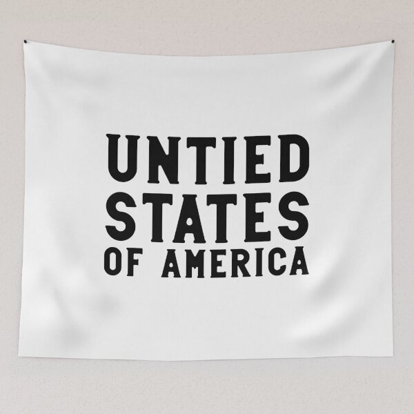 Item preview, Untied States of America Funny Typographic Wordplay designed and sold by Designer-Girl.