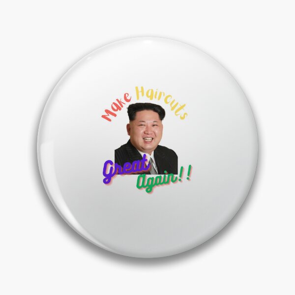 Item preview, Make Haircuts Great Again, Great Again, Rocketman, North Korea, supreme leader, funnyfits70, Humor, Funny, retro, vintage, funny quotes, animal humor, designed and sold by FunnyFits70.