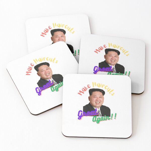 Item preview, Make Haircuts Great Again, Great Again, Rocketman, North Korea, supreme leader, funnyfits70, Humor, Funny, retro, vintage, funny quotes, animal humor, designed and sold by FunnyFits70.