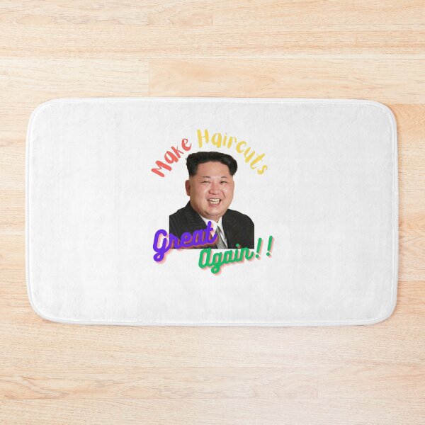 Item preview, Make Haircuts Great Again, Great Again, Rocketman, North Korea, supreme leader, funnyfits70, Humor, Funny, retro, vintage, funny quotes, animal humor, designed and sold by FunnyFits70.