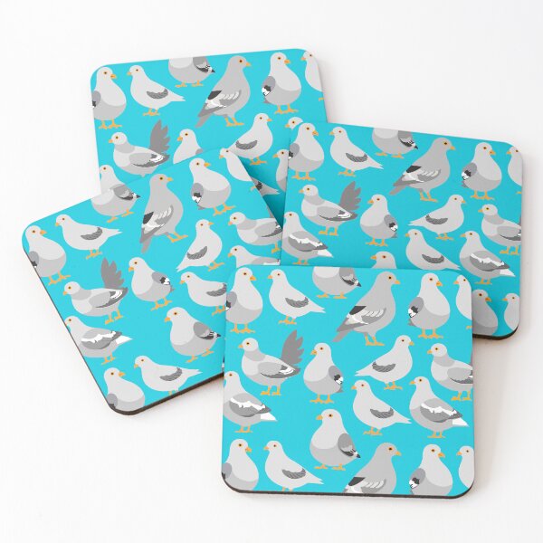 Item preview, Pigeons Pattern designed and sold by HotHibiscus.