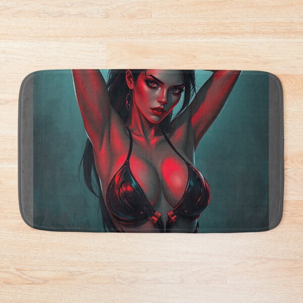 Item preview,  Sexy Vampire demon fantasy punk horror Girl illustration designed and sold by Vintage Designs +.
