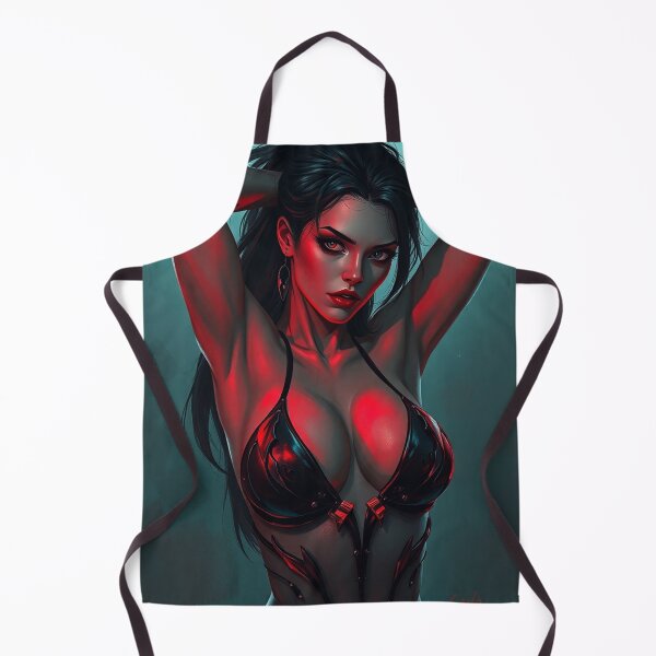 Item preview, Sexy Vampire demon fantasy punk horror Girl illustration designed and sold by Vintage Designs +.