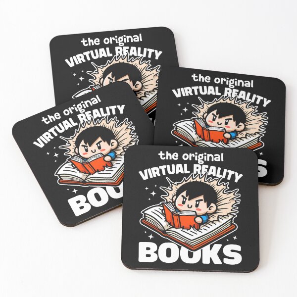 Item preview, BOOKS: THE ORIGINAL VIRTUAL REALITY - BOOKWORM GIFT designed and sold by KEF Custom.