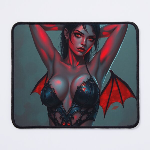 Item preview, Sexy Vampire demon fantasy punk horror Girl illustration designed and sold by Vintage Designs +.