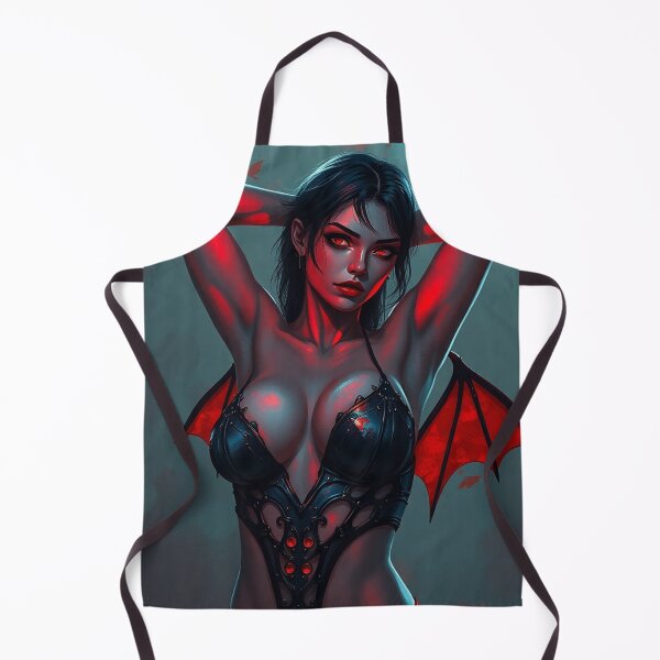 Item preview, Sexy Vampire demon fantasy punk horror Girl illustration designed and sold by Vintage Designs +.