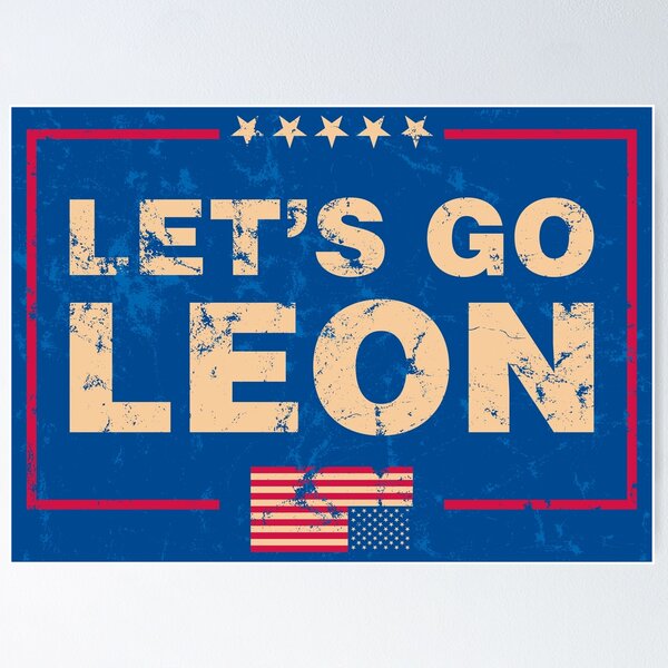 Item preview, Let's Go Leon Distressed designed and sold by The Fonsecastein Shop.