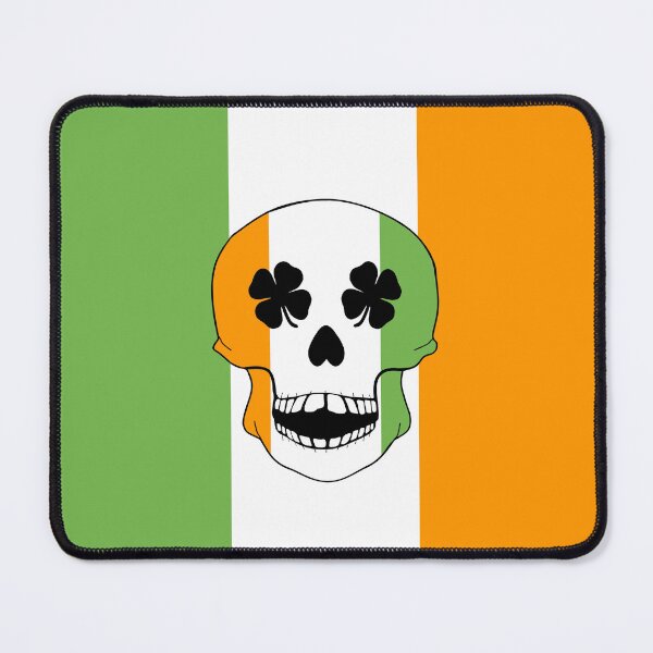 Item preview, Irish Flag Skull designed and sold by Sartoris Art.