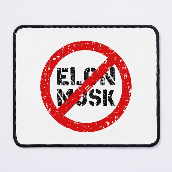 Item preview, Banned elon, NO ELON! anti elon, no elon musk, no musk, Anti-Elon Musk Bumper Decal For elon musk haters! red designed and sold by ramwebroom.