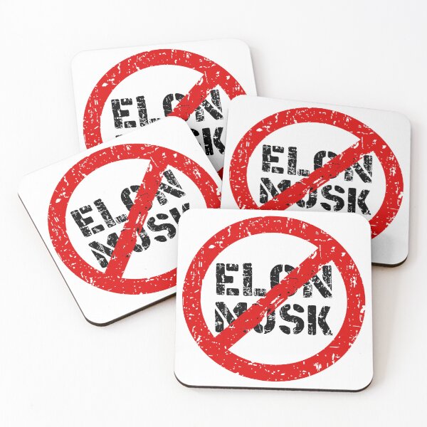 Item preview, Banned elon, NO ELON!  anti elon, no elon musk, no musk, Anti-Elon Musk Bumper Decal For elon musk haters! red designed and sold by ramwebroom.