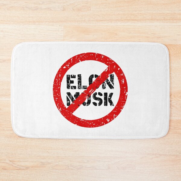 Item preview, Banned elon, NO ELON!  anti elon, no elon musk, no musk, Anti-Elon Musk Bumper Decal For elon musk haters! red designed and sold by ramwebroom.