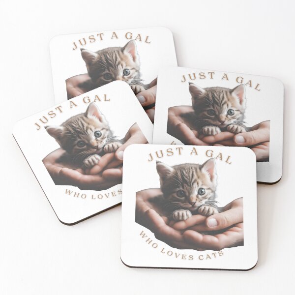 Item preview, Just a Gal Who Loves Cats, Kitten, Cute, Adorable designed and sold by Lisie24.