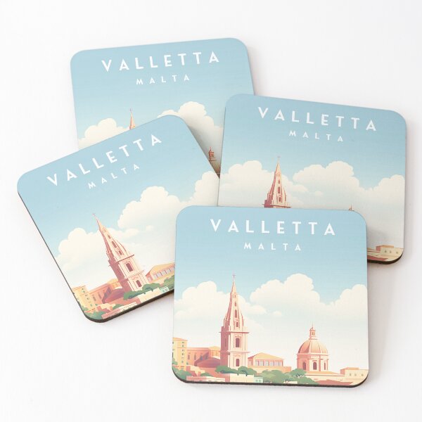 Item preview, Valletta Malta Travel Print  designed and sold by Wander-World.