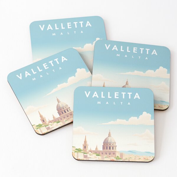 Item preview, Valletta Malta Travel Print  designed and sold by Wander-World.