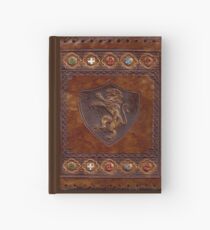 Cuaderno de tapa dura Hand-Tooled Leather Medieval Book Cover