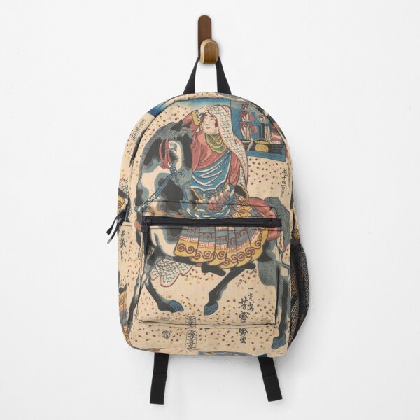 Vista previa del artículo con la obra «Zodeaco Japonés, Caballo13, Kuniyoshi», diseñado y vendido por LuckyZodiac.