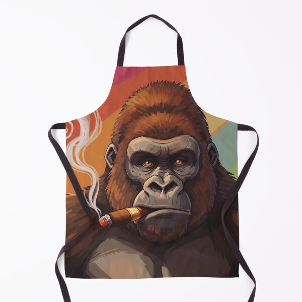 Item preview, Smoking Gorilla – Cool & Funny Pop Art designed and sold by store-wasabi.