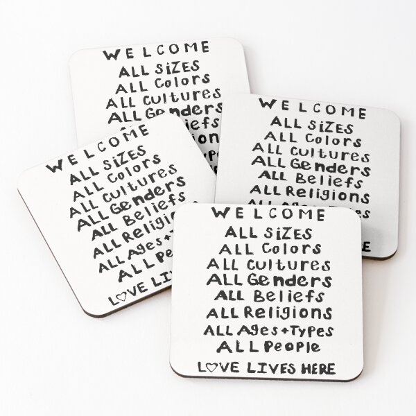 Item preview, Welcome; Love Lives Here; Graffiti Style; designed and sold by StickerApe.