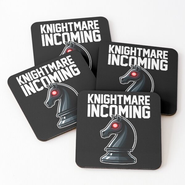 Item preview, KNIGHTMARE INCOMING - CHESS GIFT designed and sold by KEF Custom.