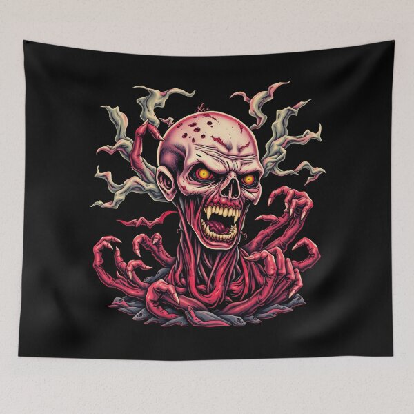 Item preview,  Undead horror Tattoo Zombie Graphic design illustration designed and sold by Vintage Designs +.